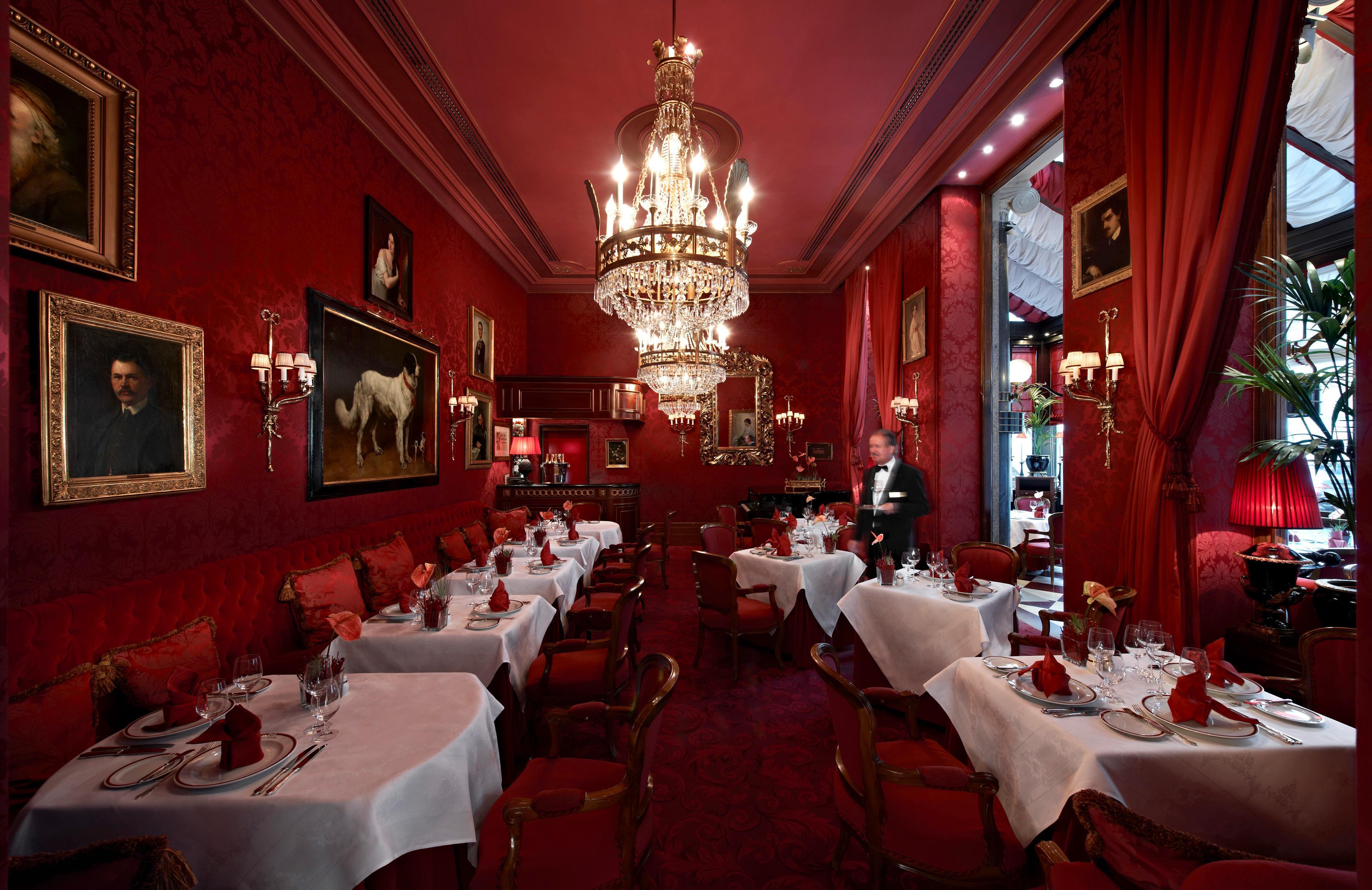 Hotel Sacher Wien Restaurant foto The interior of the restaurant
