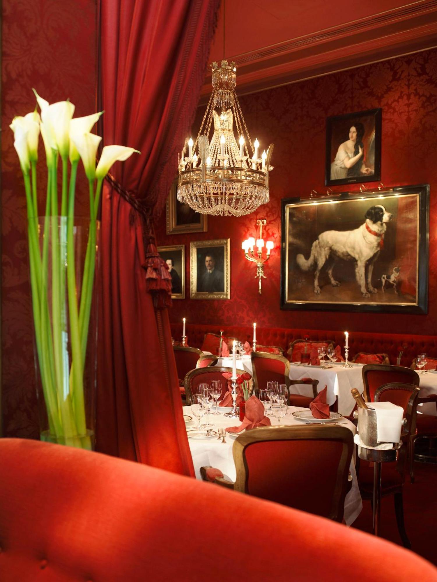 Hotel Sacher Wien Restaurant foto Interior of the restaurant